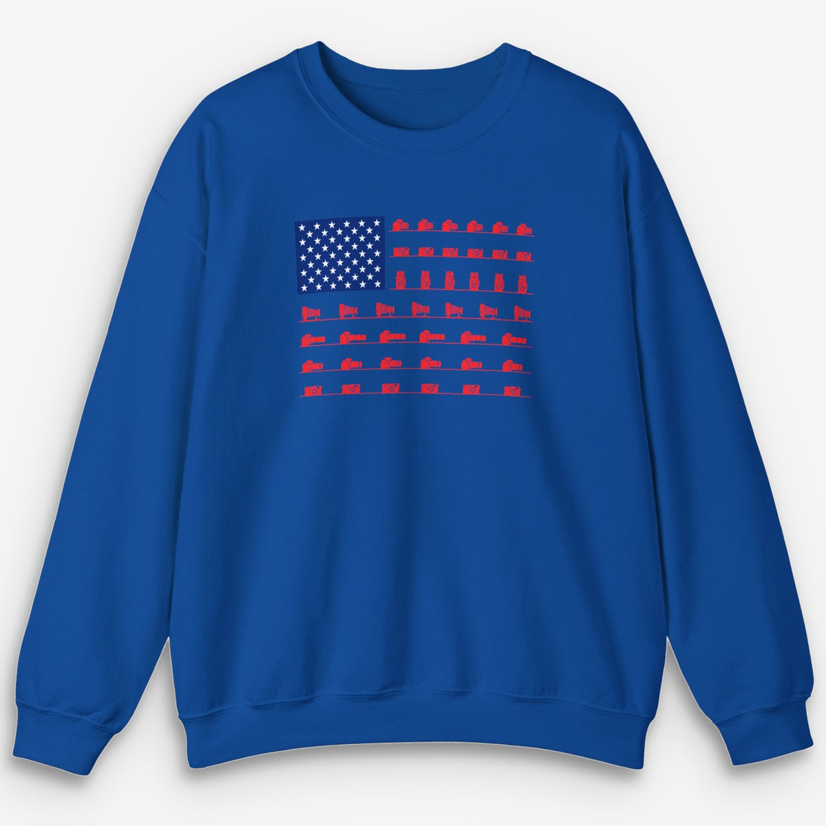 Camera Flag Sweatshirt