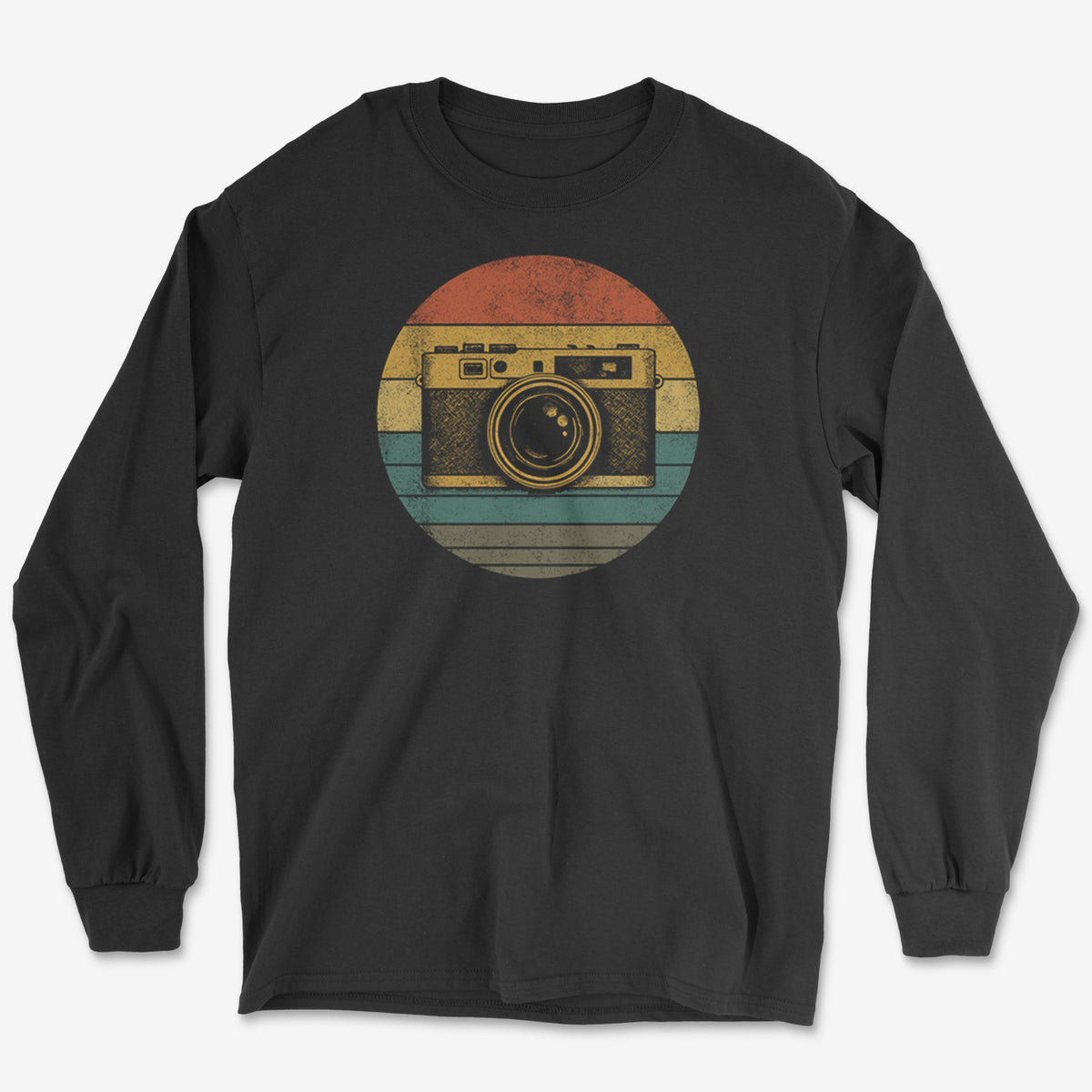 Camera Sunset Long Sleeve Tee