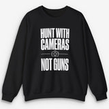 Cameras Not Guns Sweatshirt