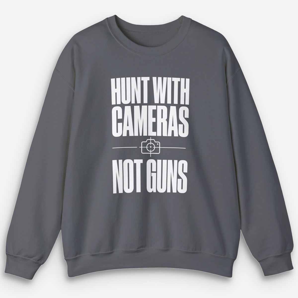 Cameras Not Guns Sweatshirt