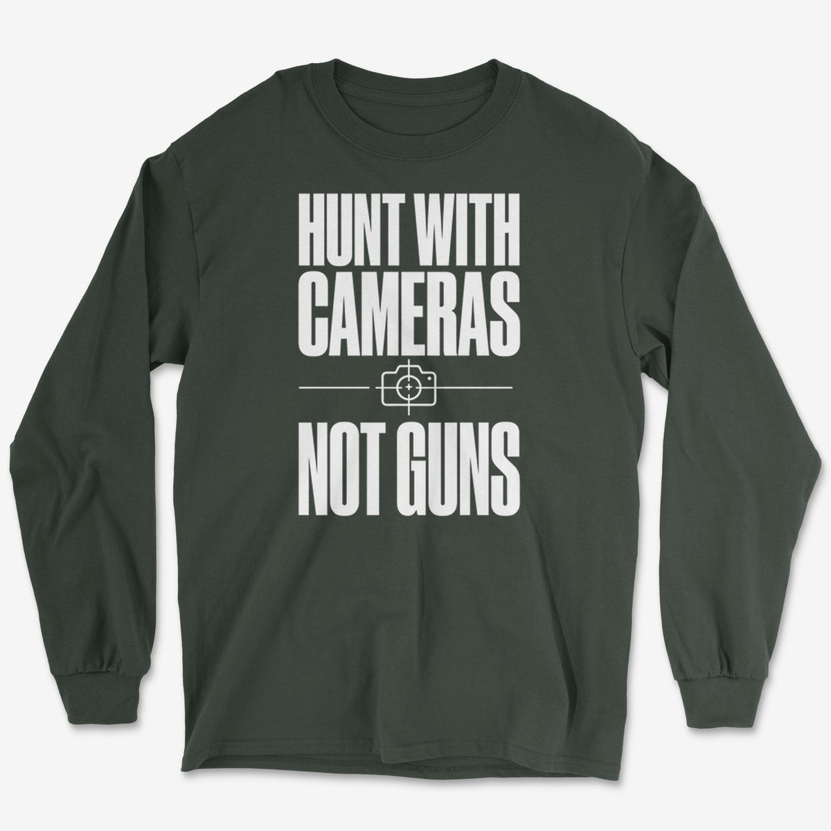 Cameras Not Guns Long Sleeve Tee