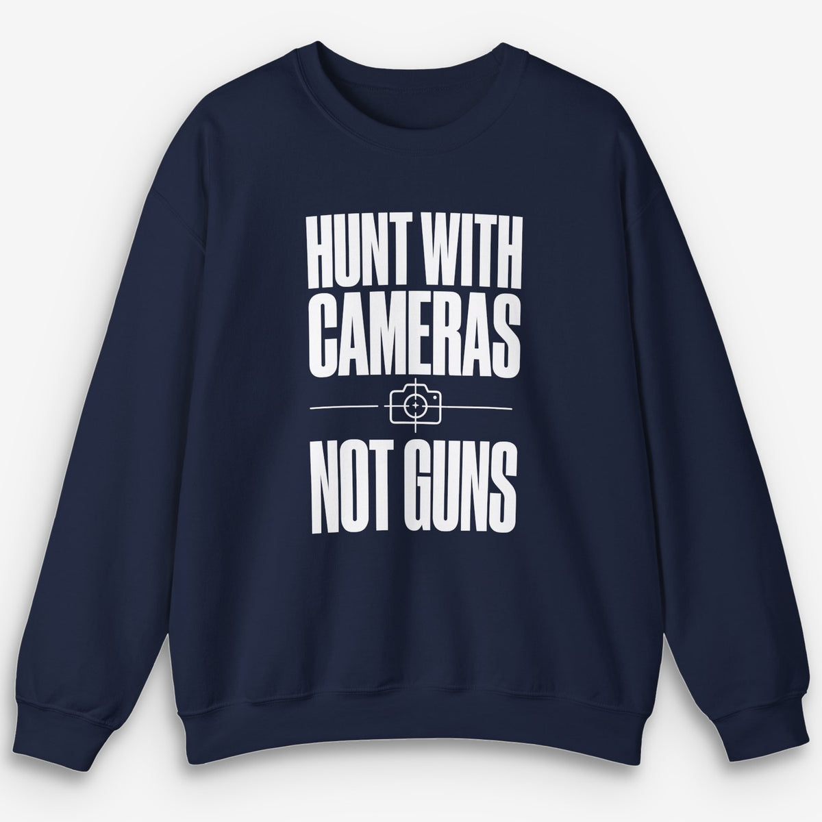 Cameras Not Guns Sweatshirt