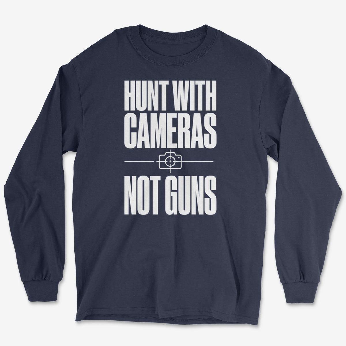 Cameras Not Guns Long Sleeve Tee