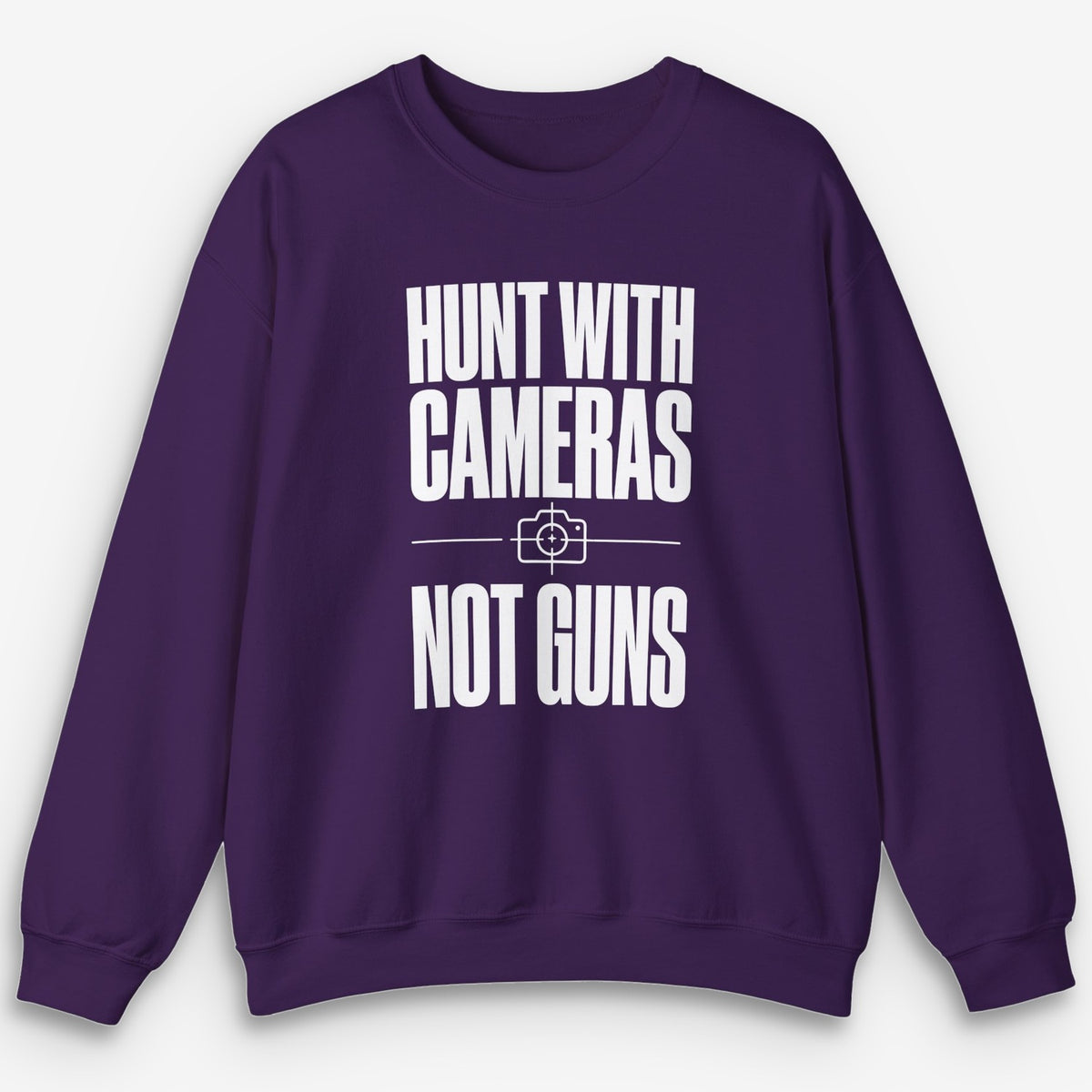 Cameras Not Guns Sweatshirt