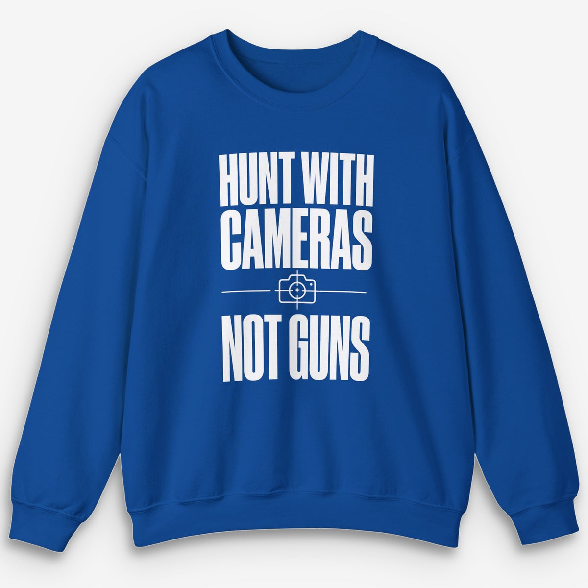 Cameras Not Guns Sweatshirt