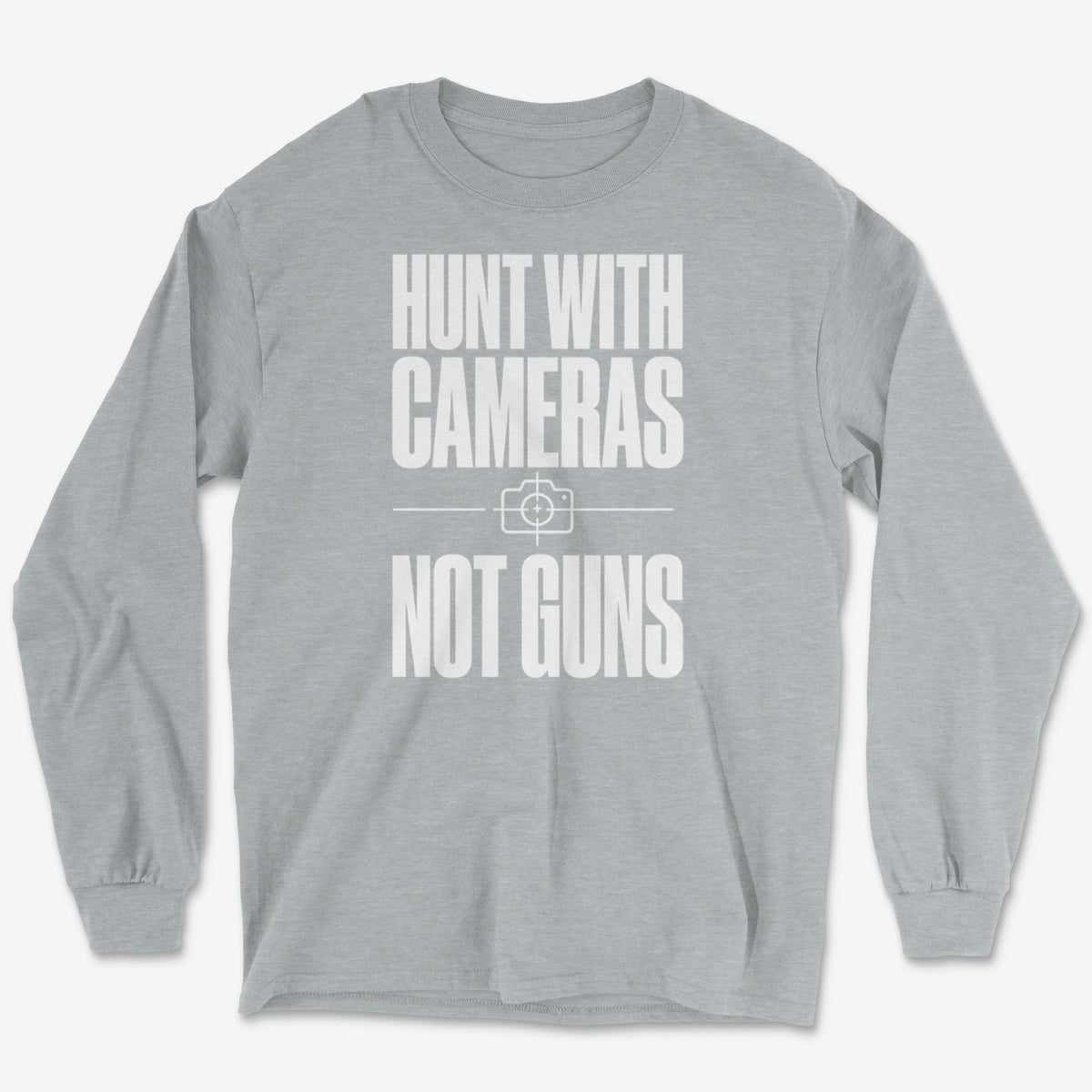 Cameras Not Guns Long Sleeve Tee