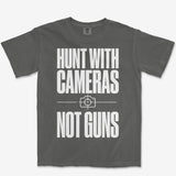 Cameras Not Guns Heavyweight Tee