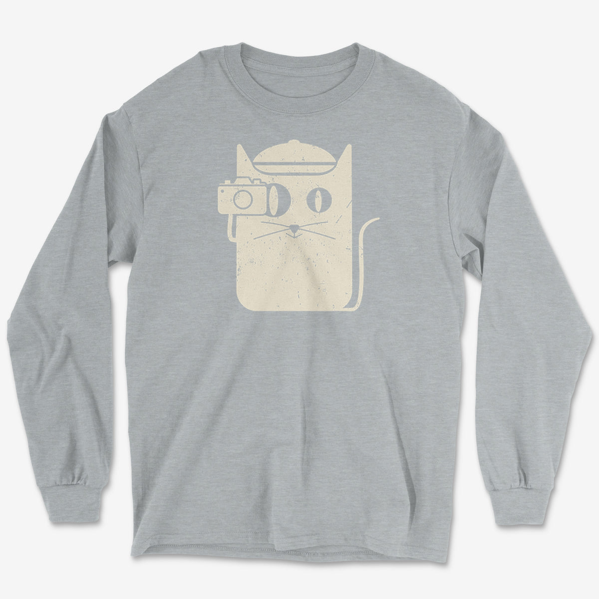 Cat Camera Long Sleeve Tee