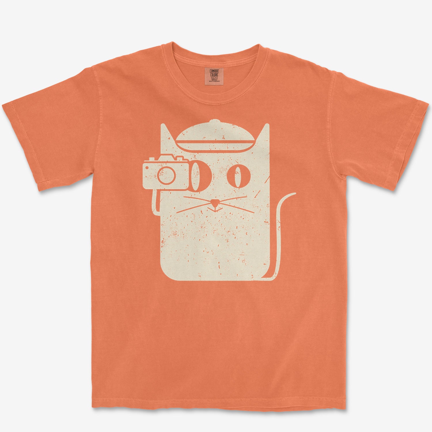 Cat Camera Heavyweight Tee