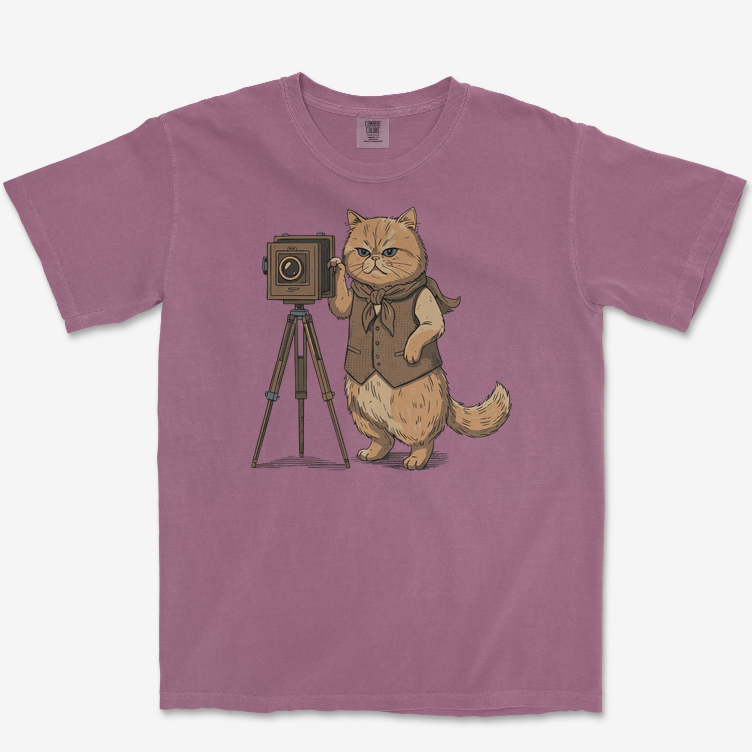 Cat Photographer Heavyweight Tee