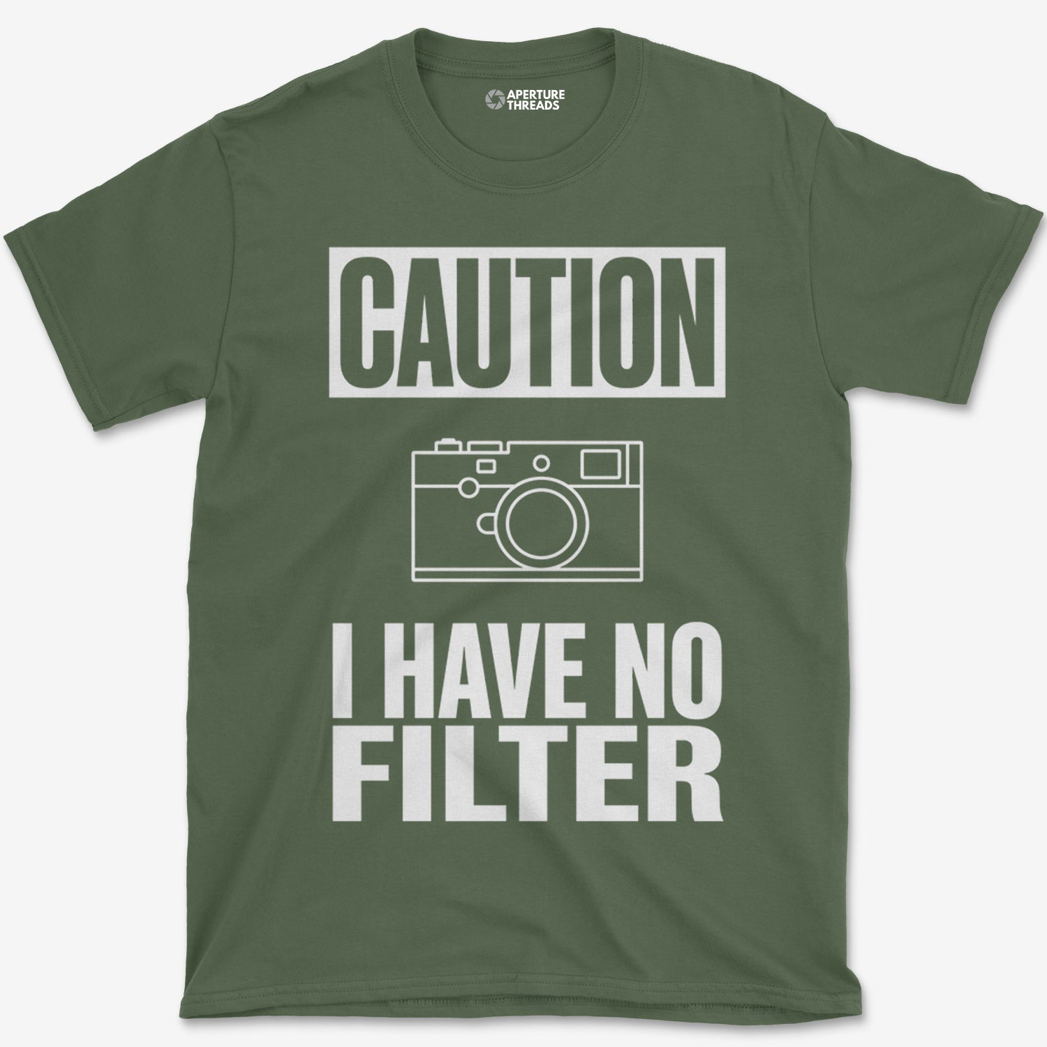 Caution No Filter T-Shirt