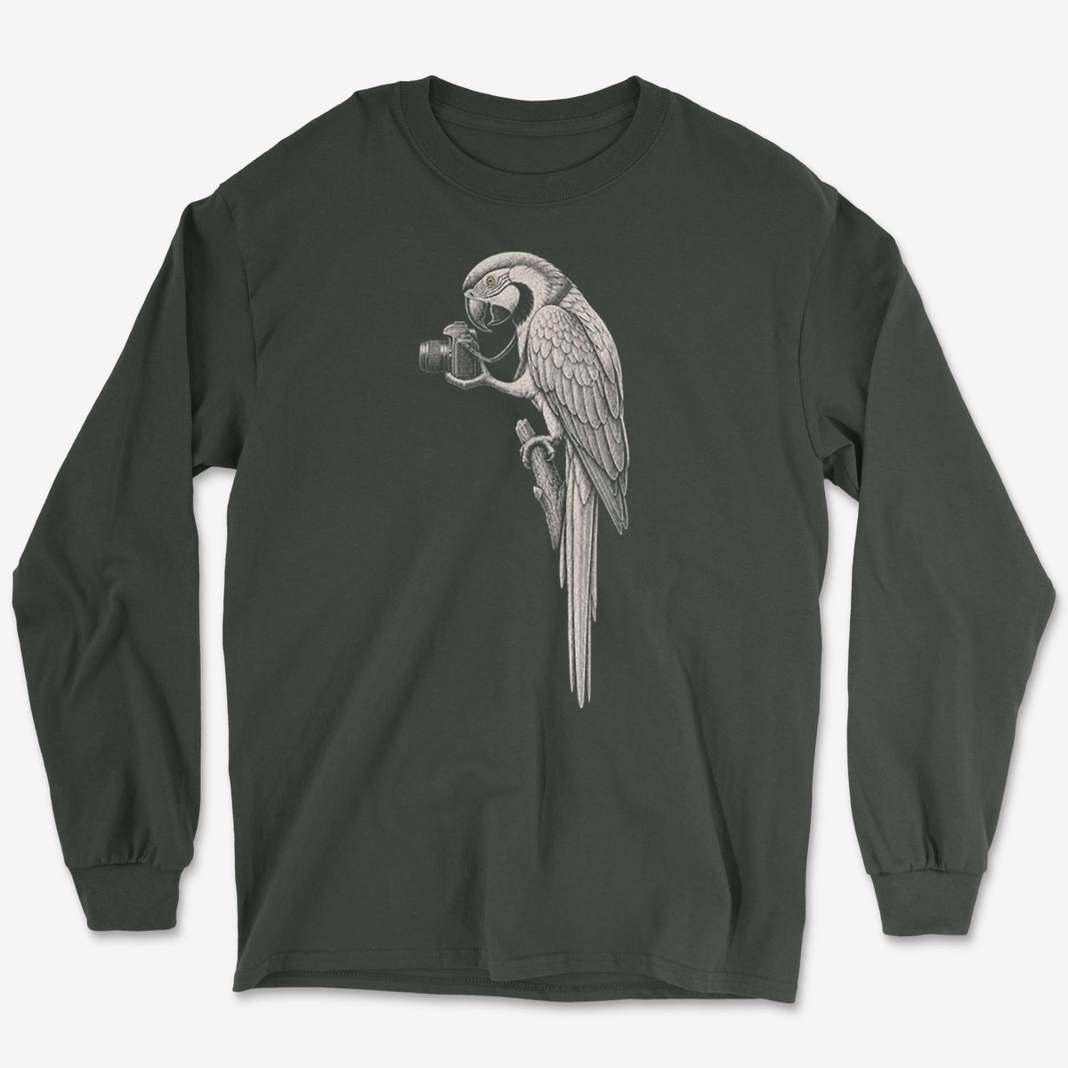 Chimping Macaw Long Sleeve Tee