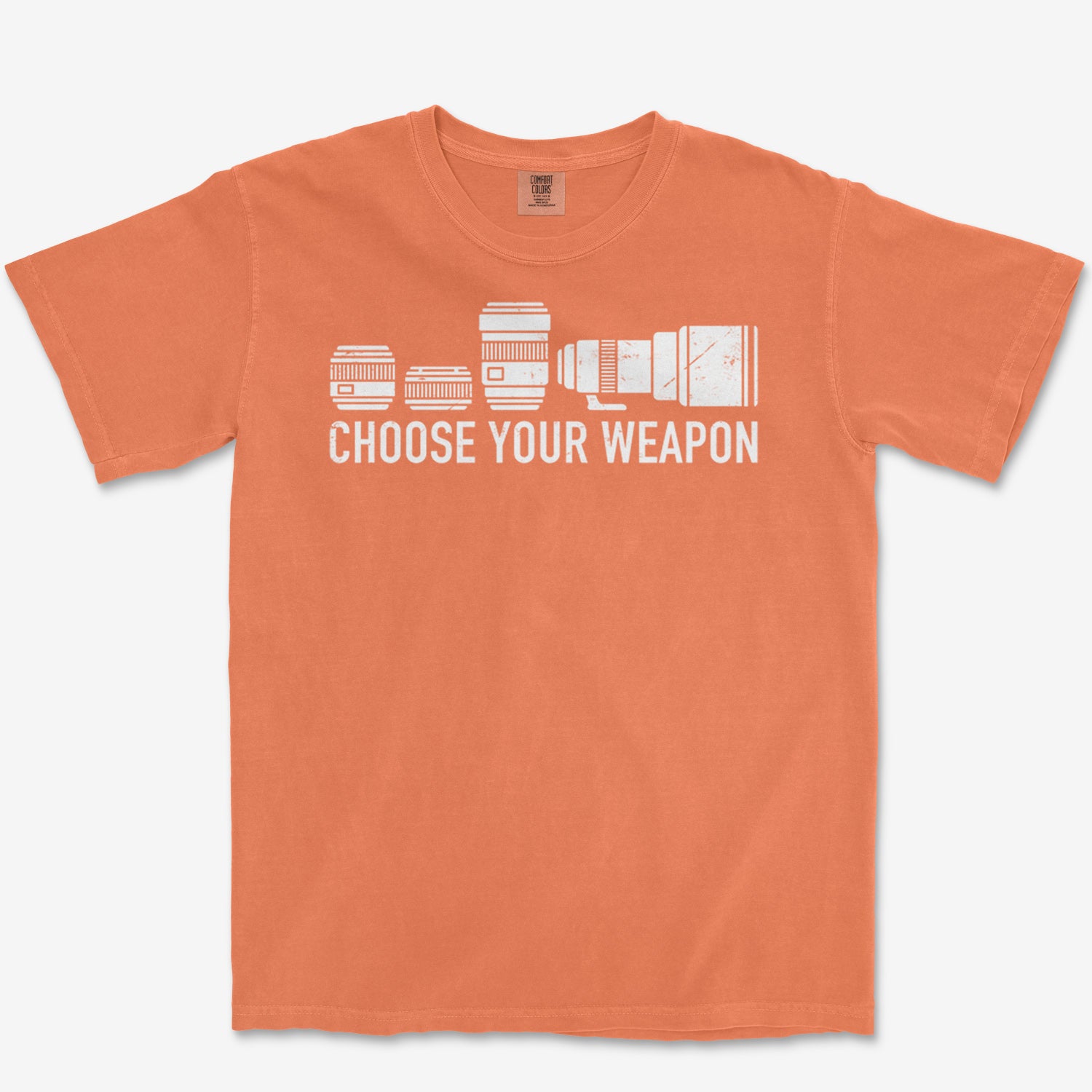 Choose Your Weapon Heavyweight Tee