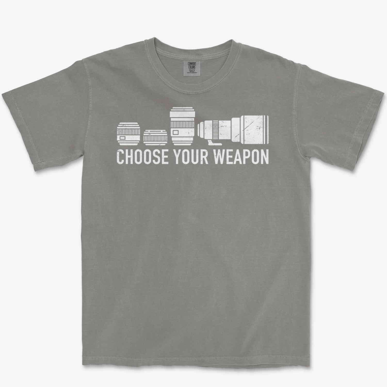 Choose Your Weapon Heavyweight Tee