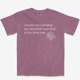 Concert Excuse Heavyweight Tee