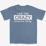 Crazy Camera Lady Heavyweight Tee