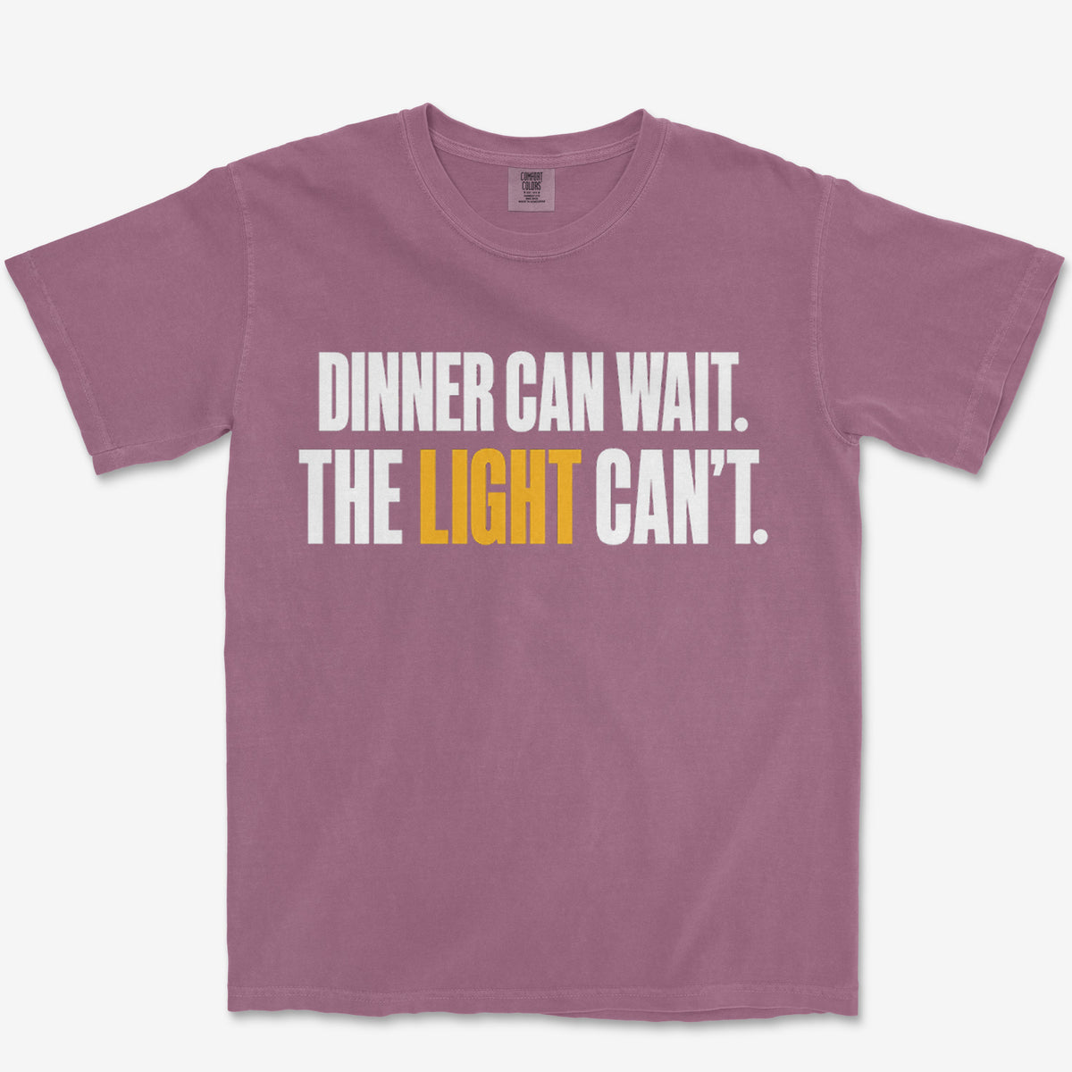 Dinner Can Wait Heavyweight Tee