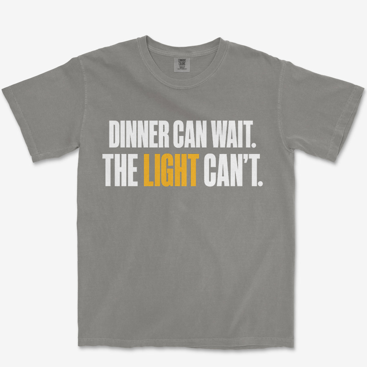 Dinner Can Wait Heavyweight Tee