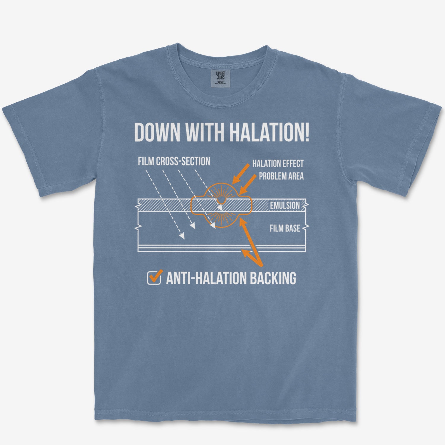 Down With Halation Heavyweight Tee