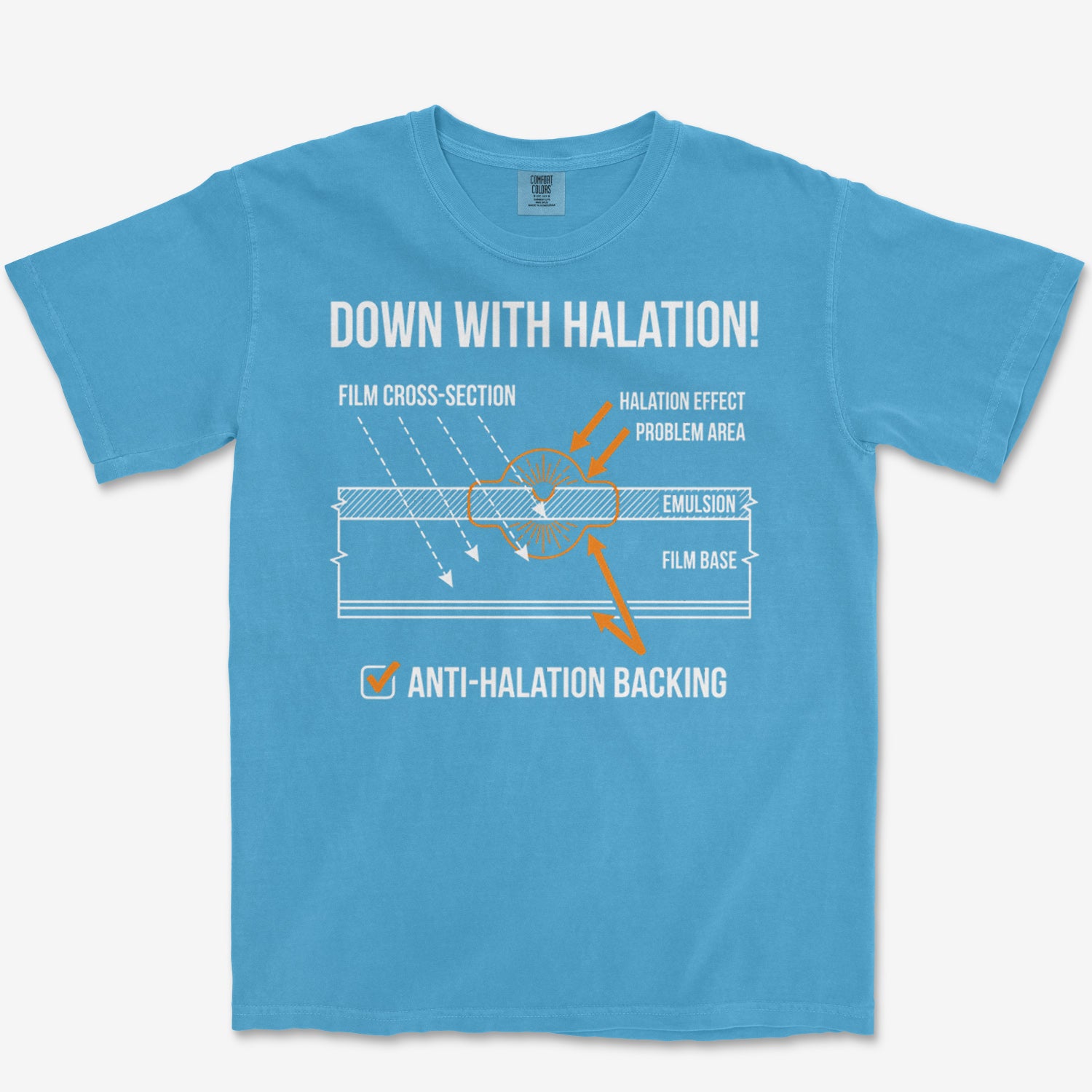 Down With Halation Heavyweight Tee