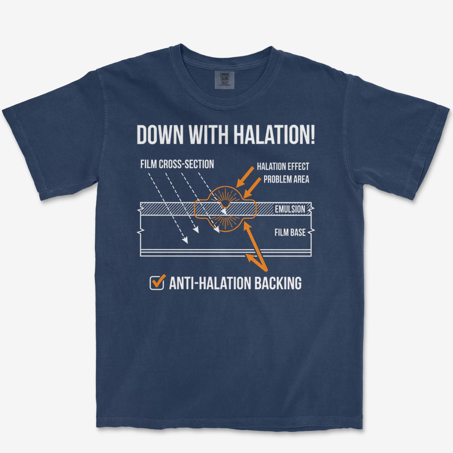 Down With Halation Heavyweight Tee