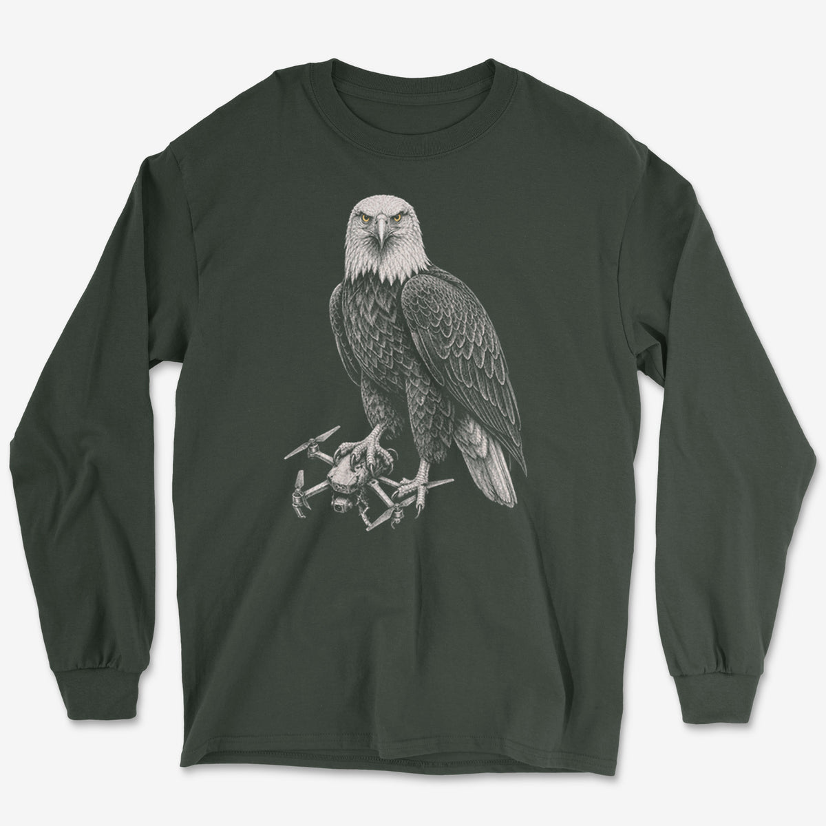 Eagle Versus Drone Long Sleeve Tee