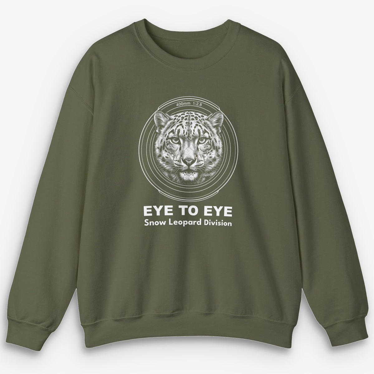 Eye to Eye Snow Leopard Sweatshirt