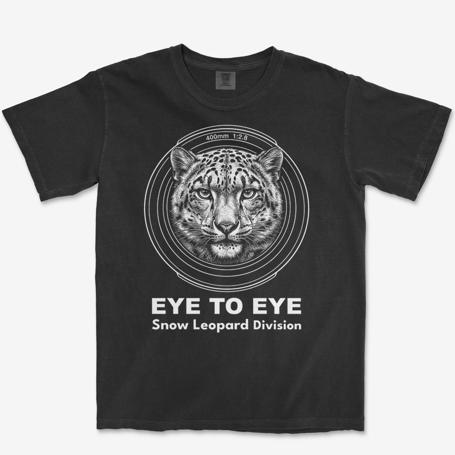 Eye to Eye Snow Leopard Tee