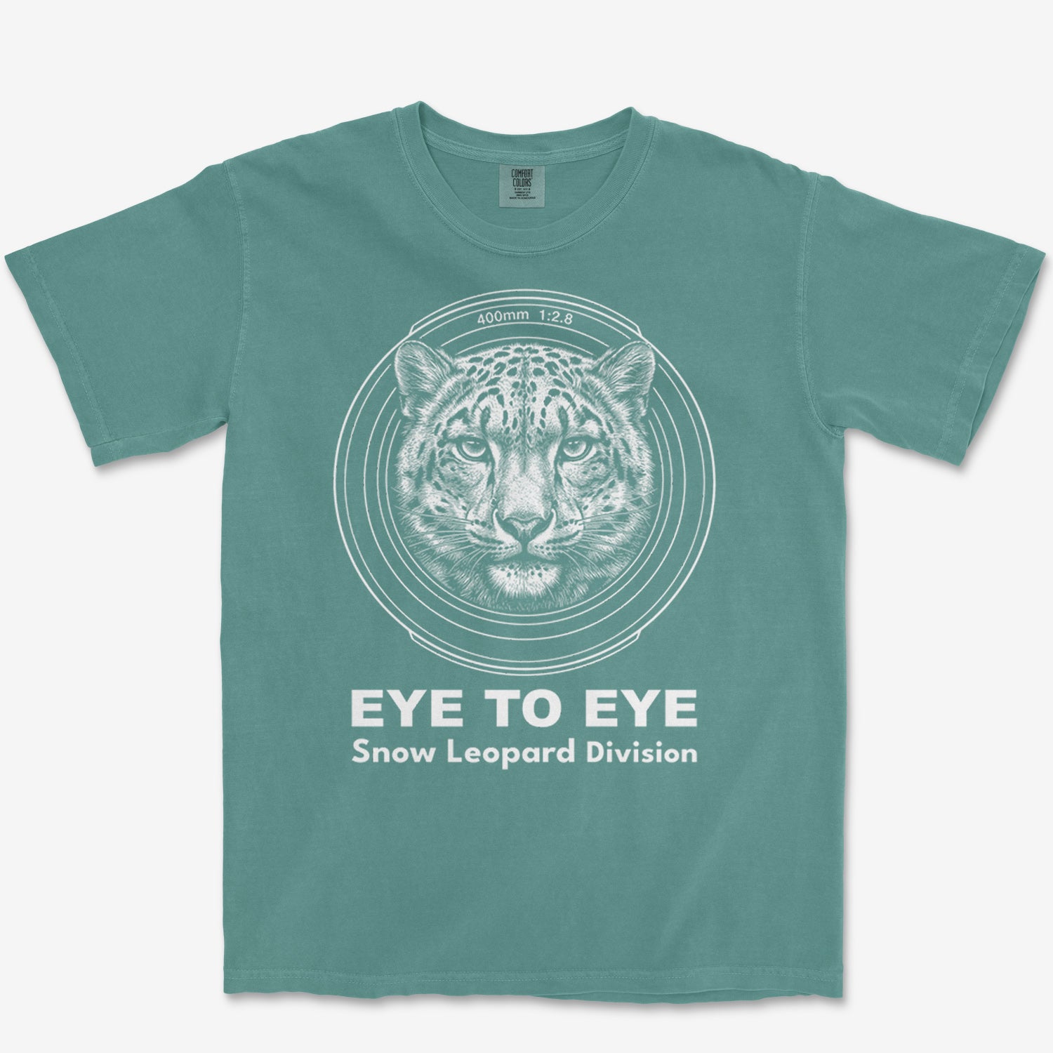 Eye to Eye Snow Leopard Heavyweight Tee