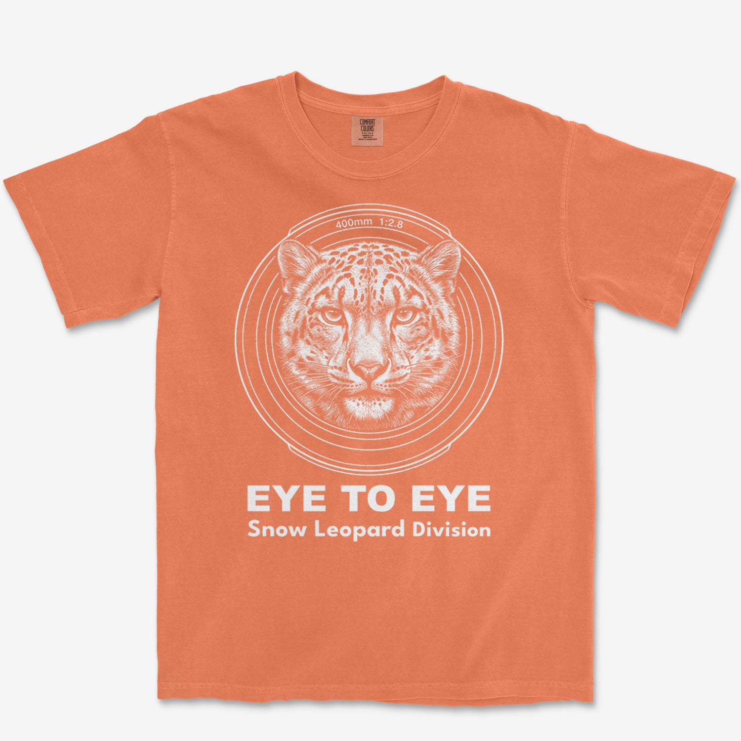 Eye to Eye Snow Leopard Heavyweight Tee