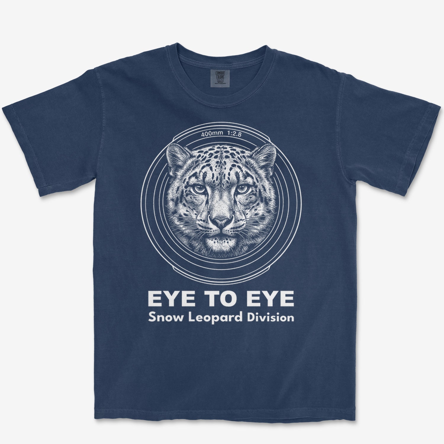 Eye to Eye Snow Leopard Heavyweight Tee
