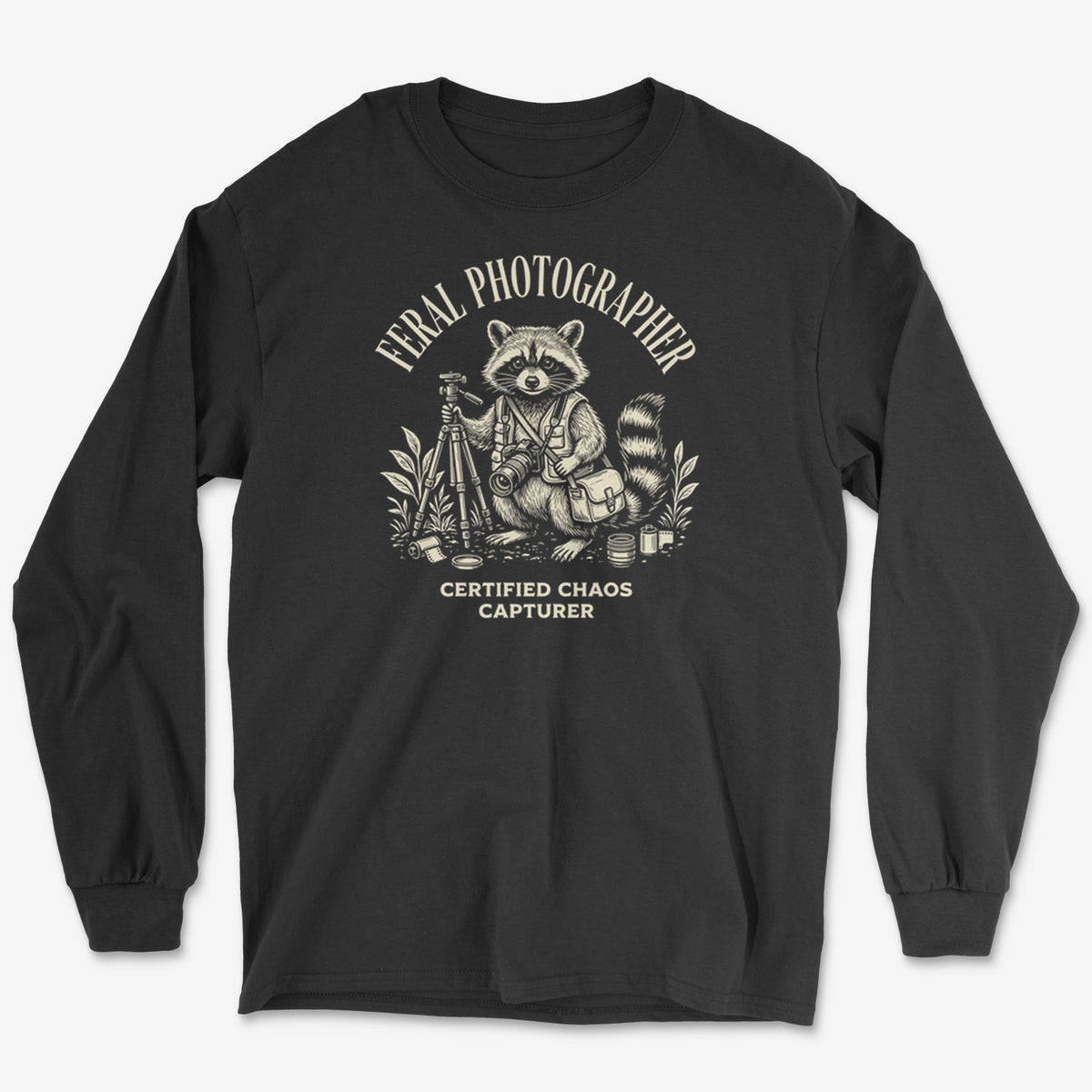 Feral Photographer Long Sleeve Tee
