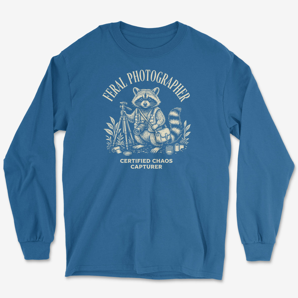 Feral Photographer Long Sleeve Tee