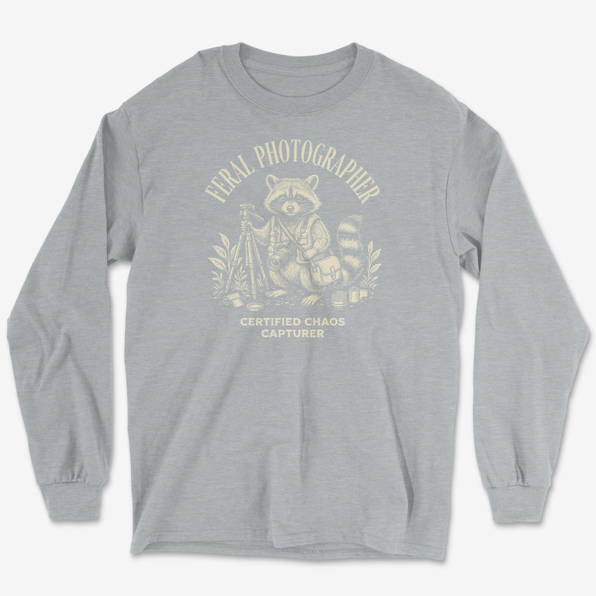 Feral Photographer Long Sleeve Tee