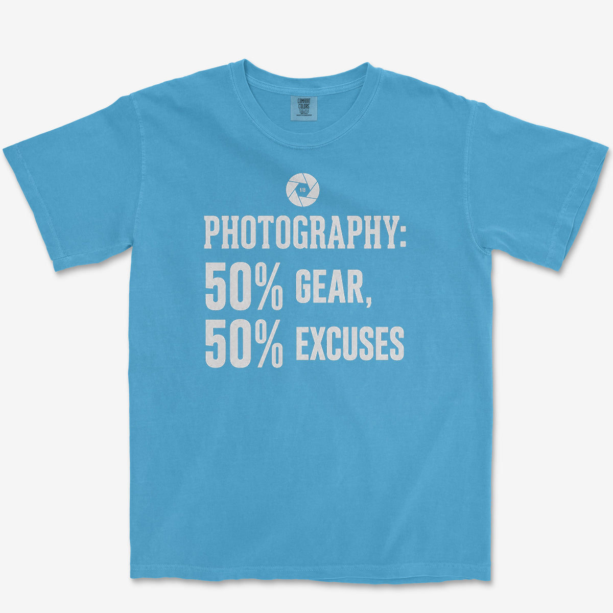 Fifty Percent Gear Tee — royal caribe