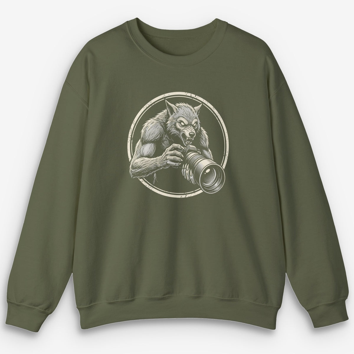 Full Moon, Full Frame Sweatshirt