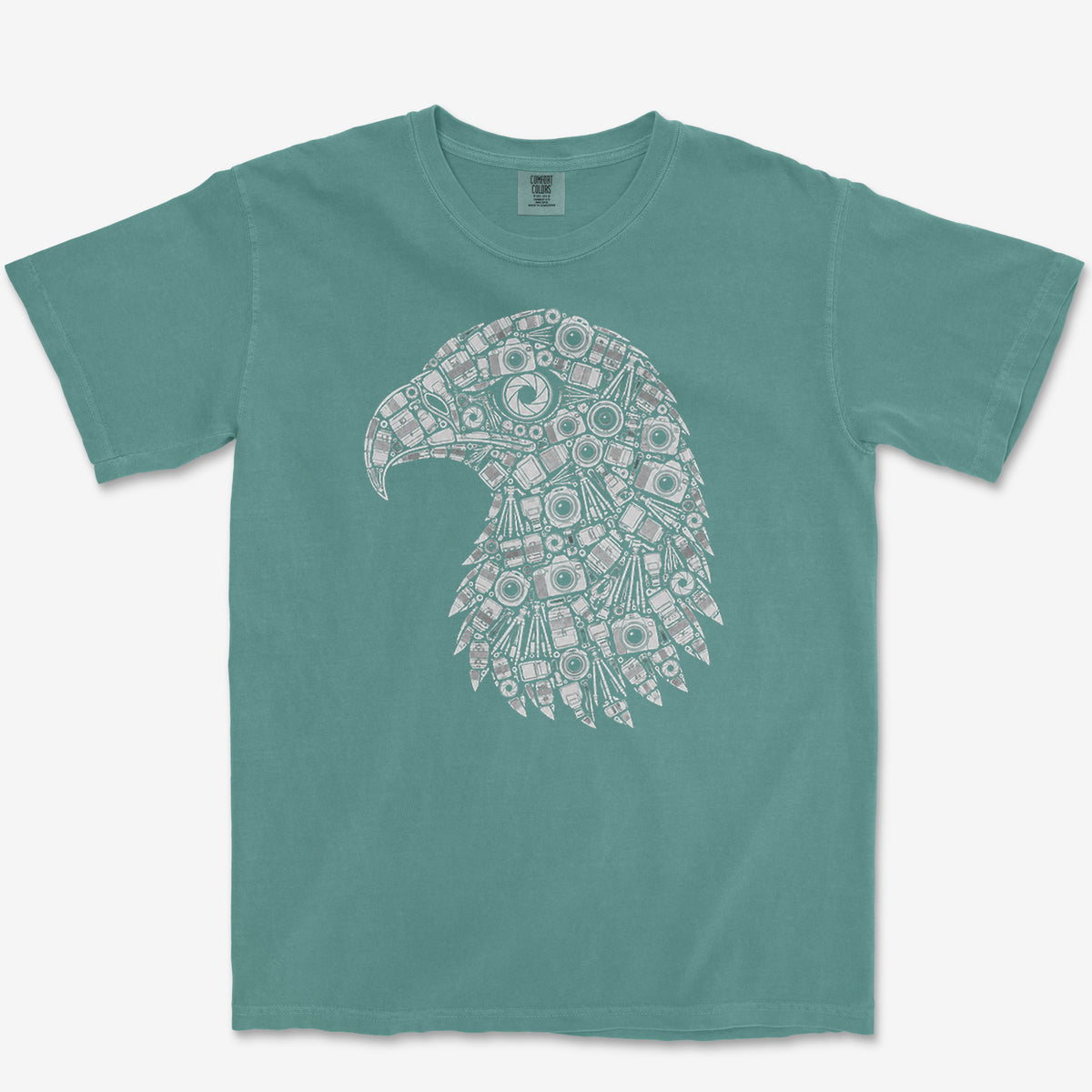 Gear Junkie Eagle Tee — blue spruce