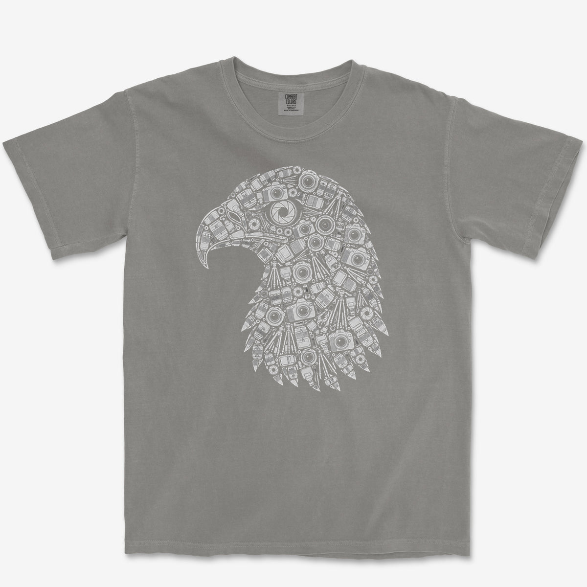Gear Junkie Eagle Tee — grey