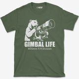 T-Shirt Military Green / S Gimbal Life T-Shirt