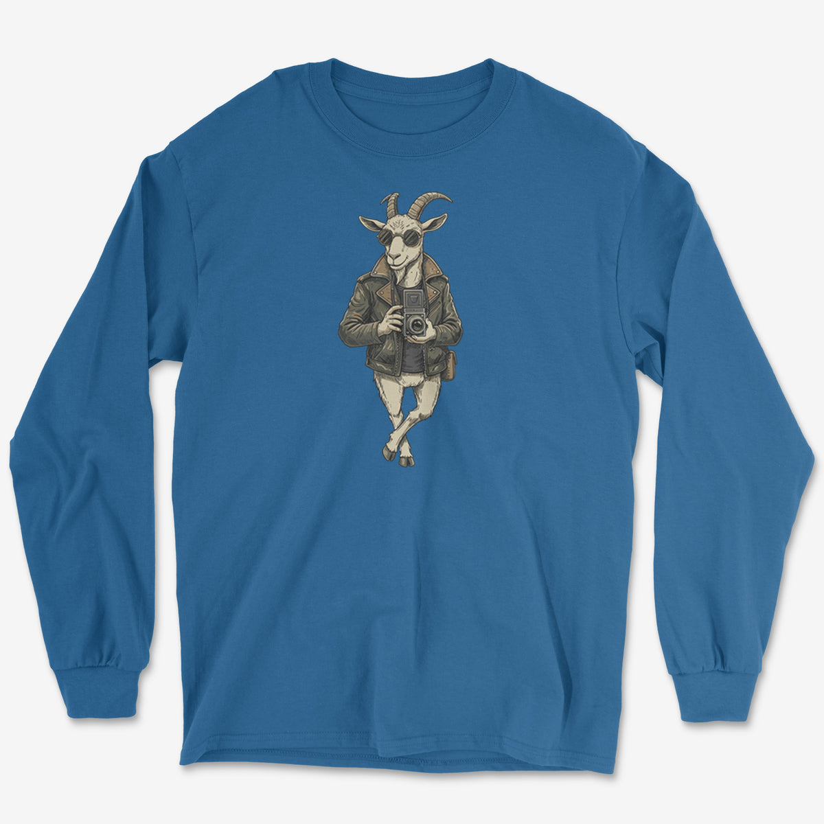 Goat Photographer Long Sleeve Tee