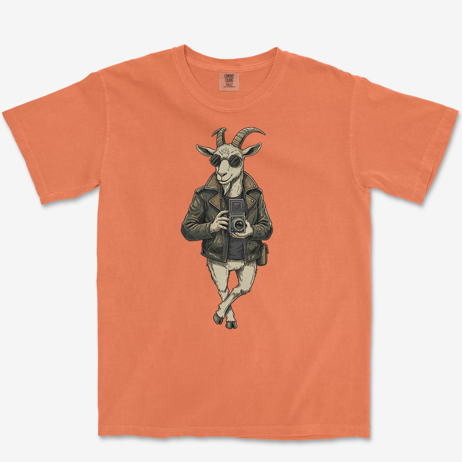 Goat Photographer Heavyweight Tee