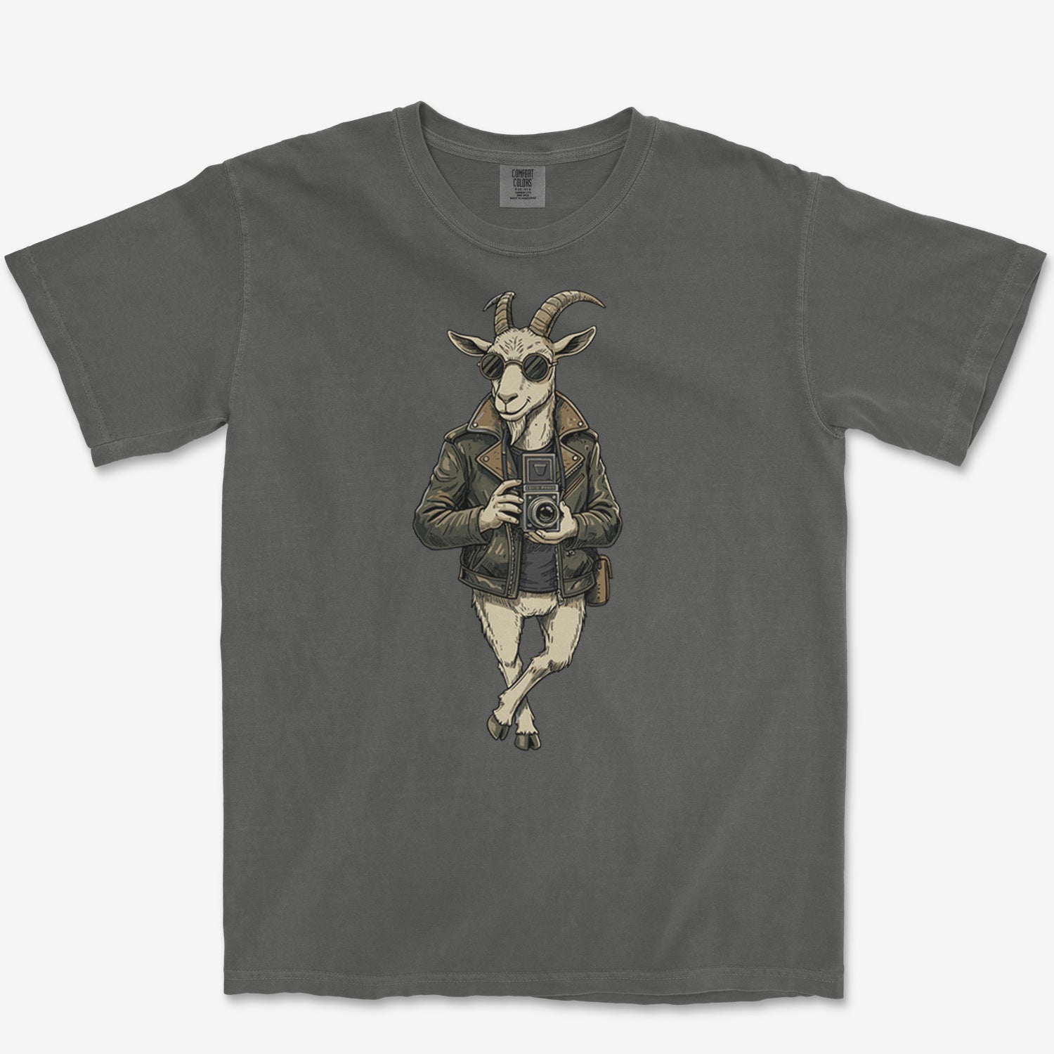 Goat Photographer Heavyweight Tee