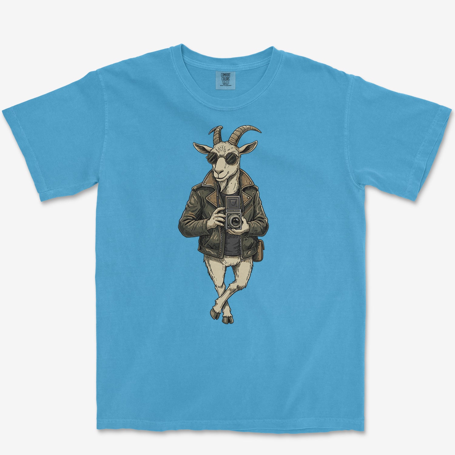 Goat Photographer Heavyweight Tee