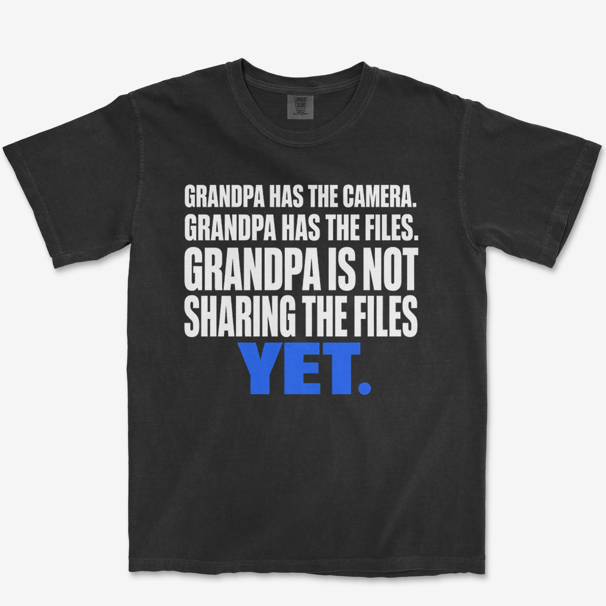 Grandpa Has The Files Heavyweight Tee