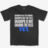 Grandpa Has The Files Heavyweight Tee