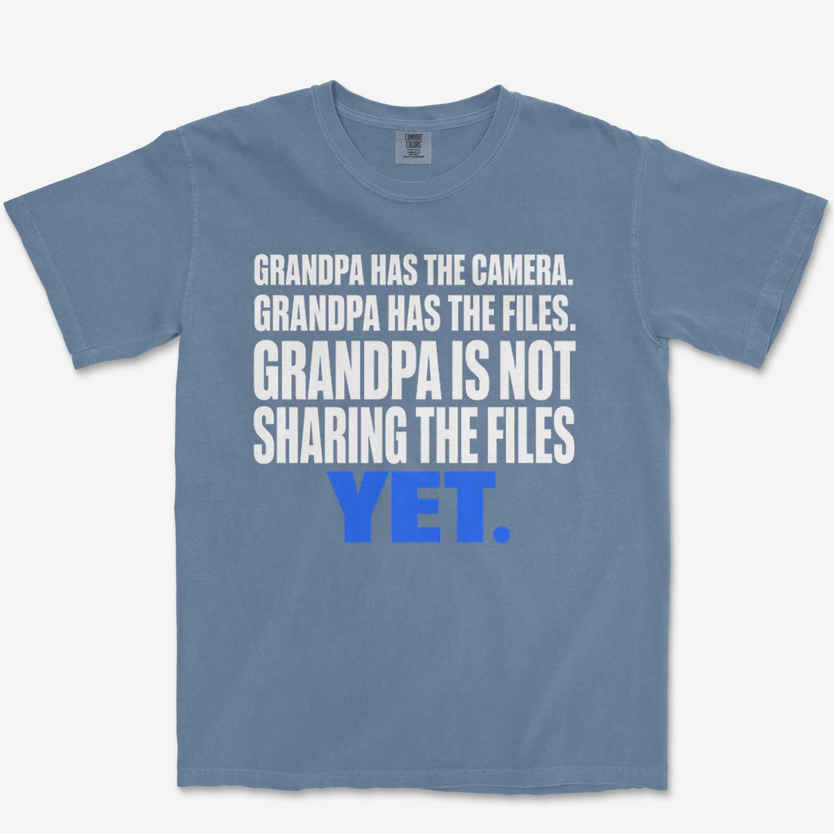 Grandpa Has The Files Heavyweight Tee