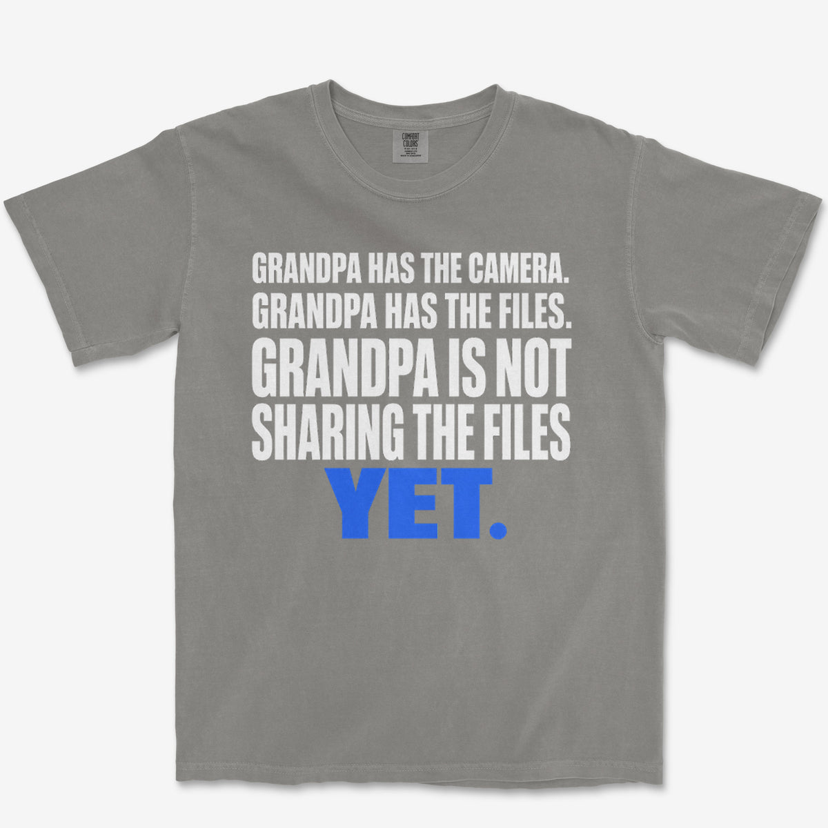 Grandpa Has The Files Heavyweight Tee