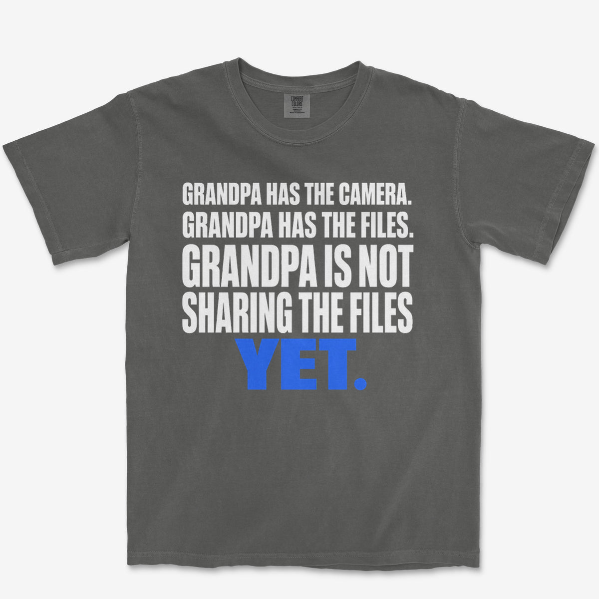 Grandpa Has The Files Heavyweight Tee