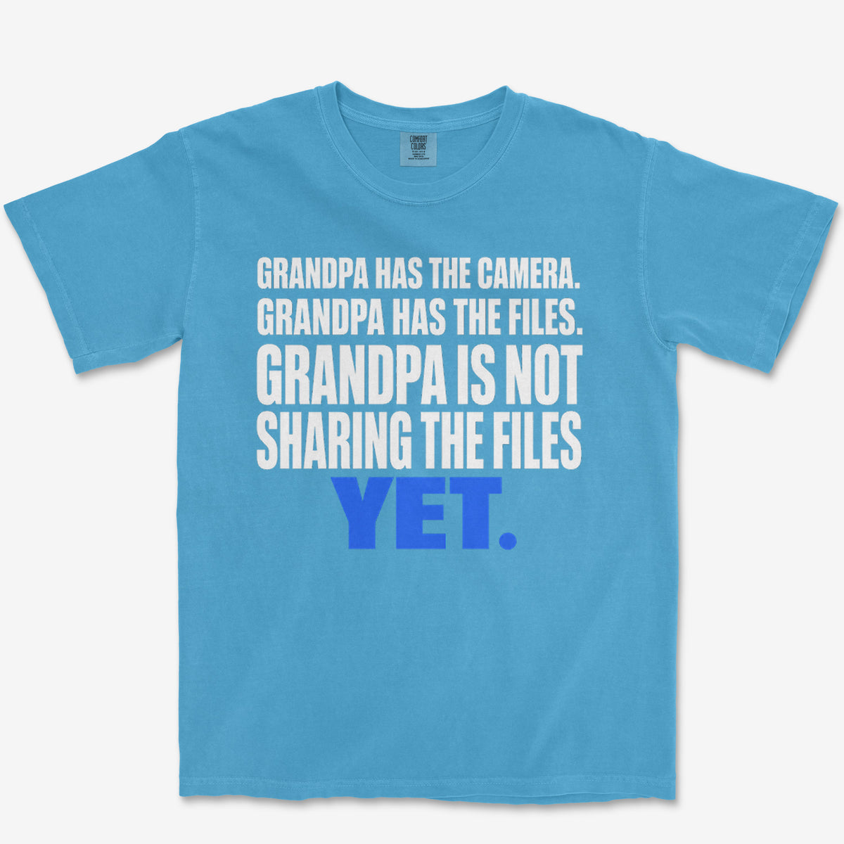 Grandpa Has The Files Heavyweight Tee