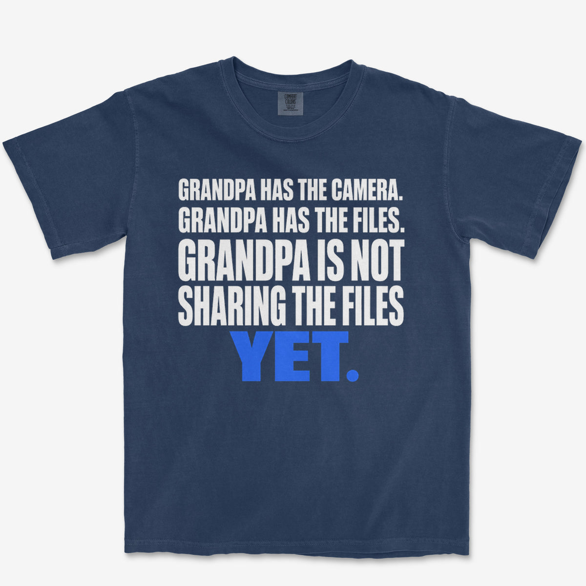 Grandpa Has The Files Heavyweight Tee